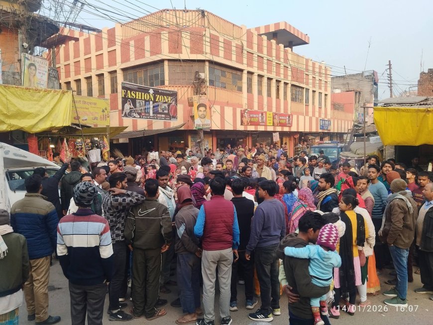 पडरौना में युवक का संदिग्ध हालात में मिला शव, हत्या की आशंका पर तिलक चौक जाम