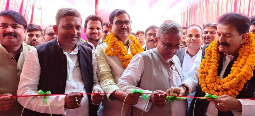 इंडियन होण्डा शोरूम का पूर्व राज्य मंत्री राधेश्याम सिंह ने किया भव्य उद्घाटन